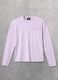 Pastel Lilac Knit Long-Sleeve T-Shirt_5