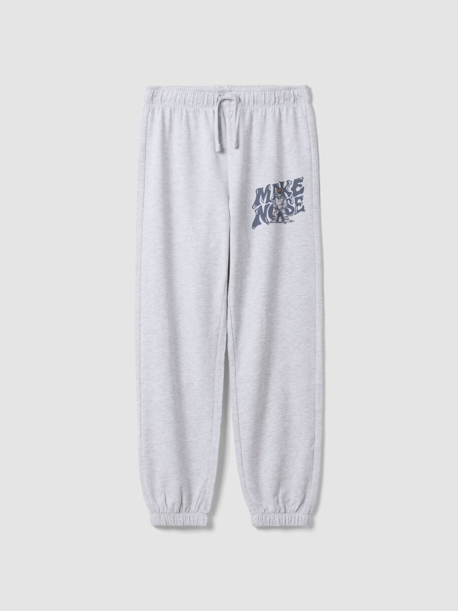 Graue Jogginghose aus reiner Baumwolle_0