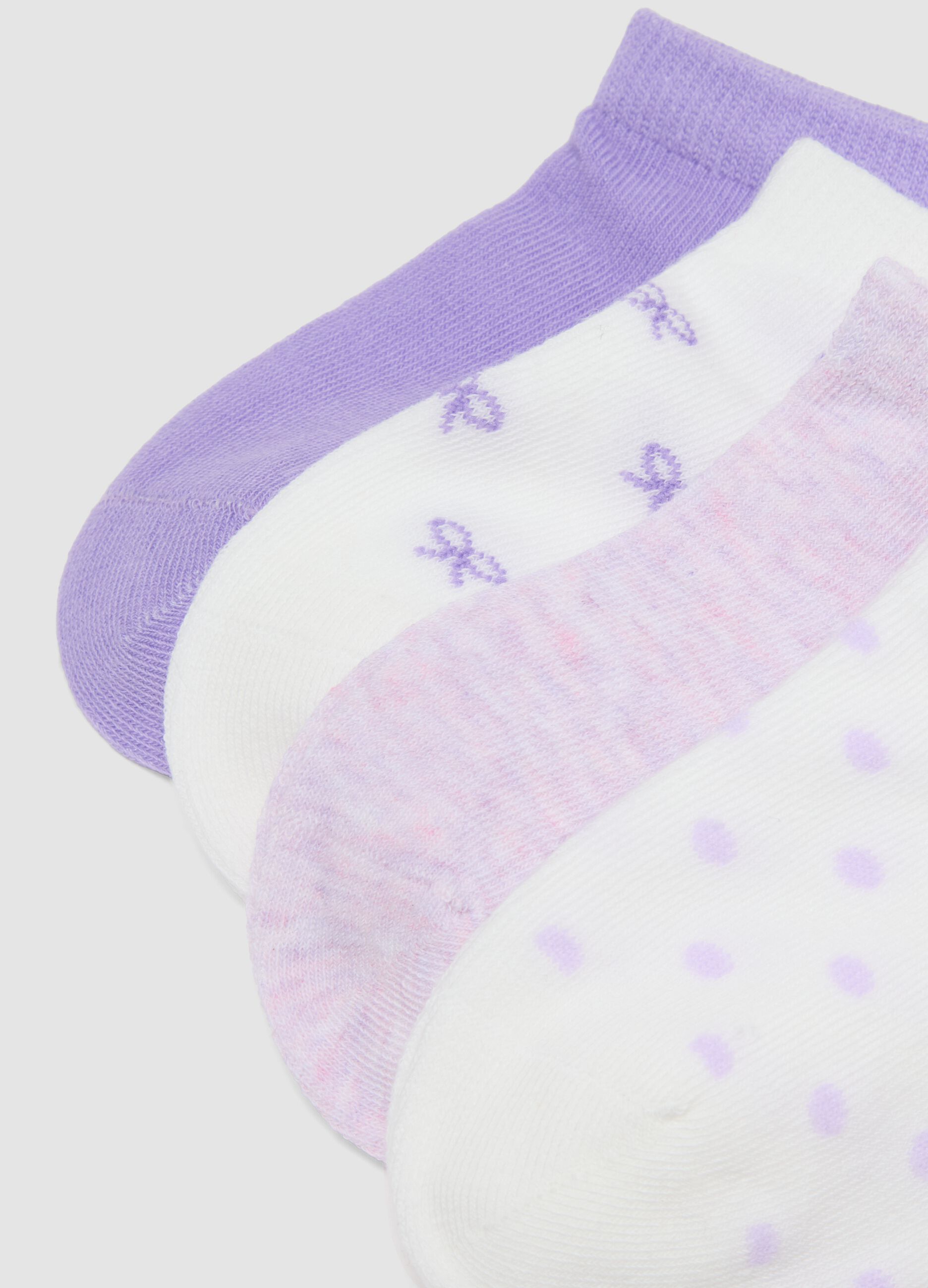 Mehrpack M&auml;dchen-Socken aus elastischem Baumwollmix in Multicolor