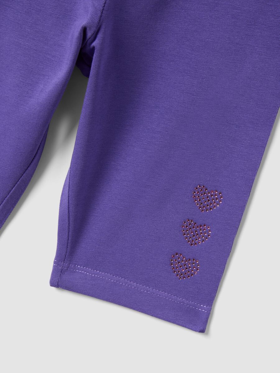 Conjunto infantil multicolor de algod&oacute;n el&aacute;stico con estampado de Stitch_2