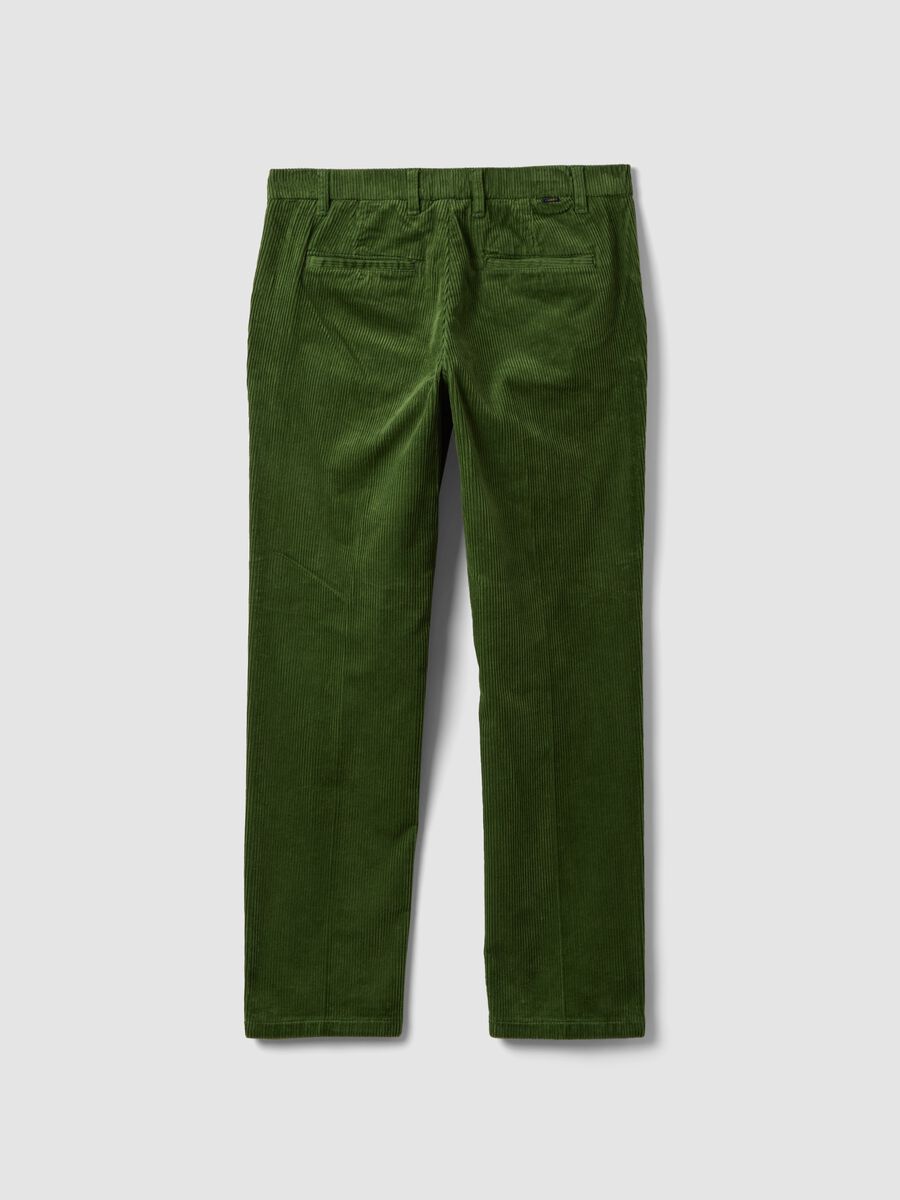 Cal&ccedil;as chino verdes em algod&atilde;o el&aacute;stico_2