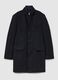 Single-breasted regular fit black coat_5