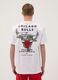White pure cotton T-shirt with front print, oversized fit_3