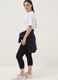Black stretch cotton leggings_3