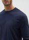 Blauer Pullover aus reiner Baumwolle mit regular Fit_3