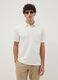 White short-sleeve stretch polo shirt_2