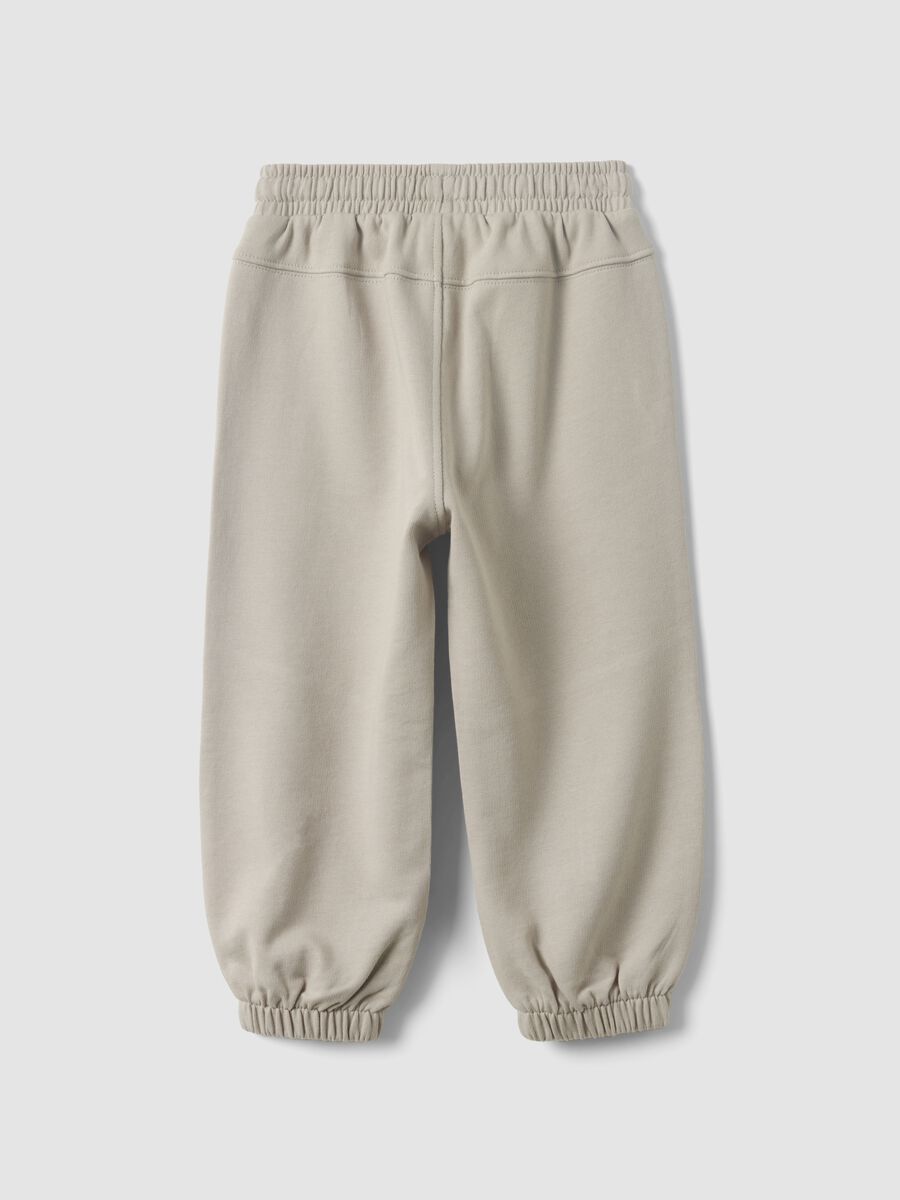 Graue Jogginghose aus reiner Bio-Baumwolle f&uuml;r Baby Jungen_1
