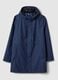 Regular fit blue rain jacket with hood_4