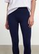 Blaue Slim Fit Stretch-Baumwoll-Leggings_3