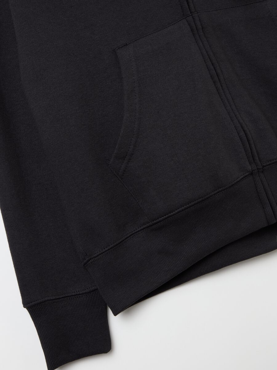 Full-zip plush hoodie_5