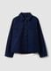 Blue pure cotton regular-fit shacket_4