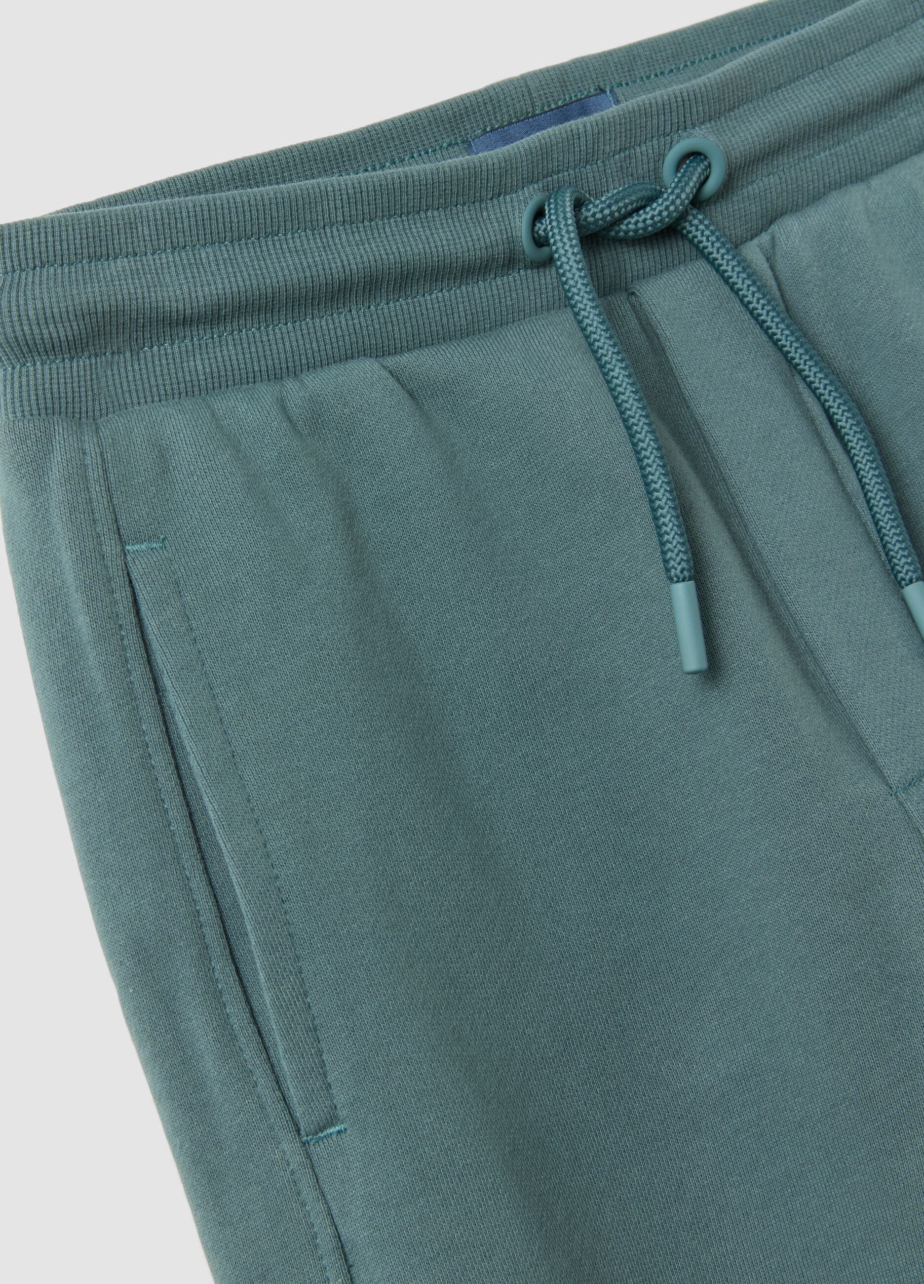 Blaue Jogger aus Bio-Baumwolle