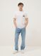 White short-sleeved pure cotton regular-fit T-shirt_1