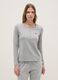 Grey cotton blend pyjamas regular fit_1