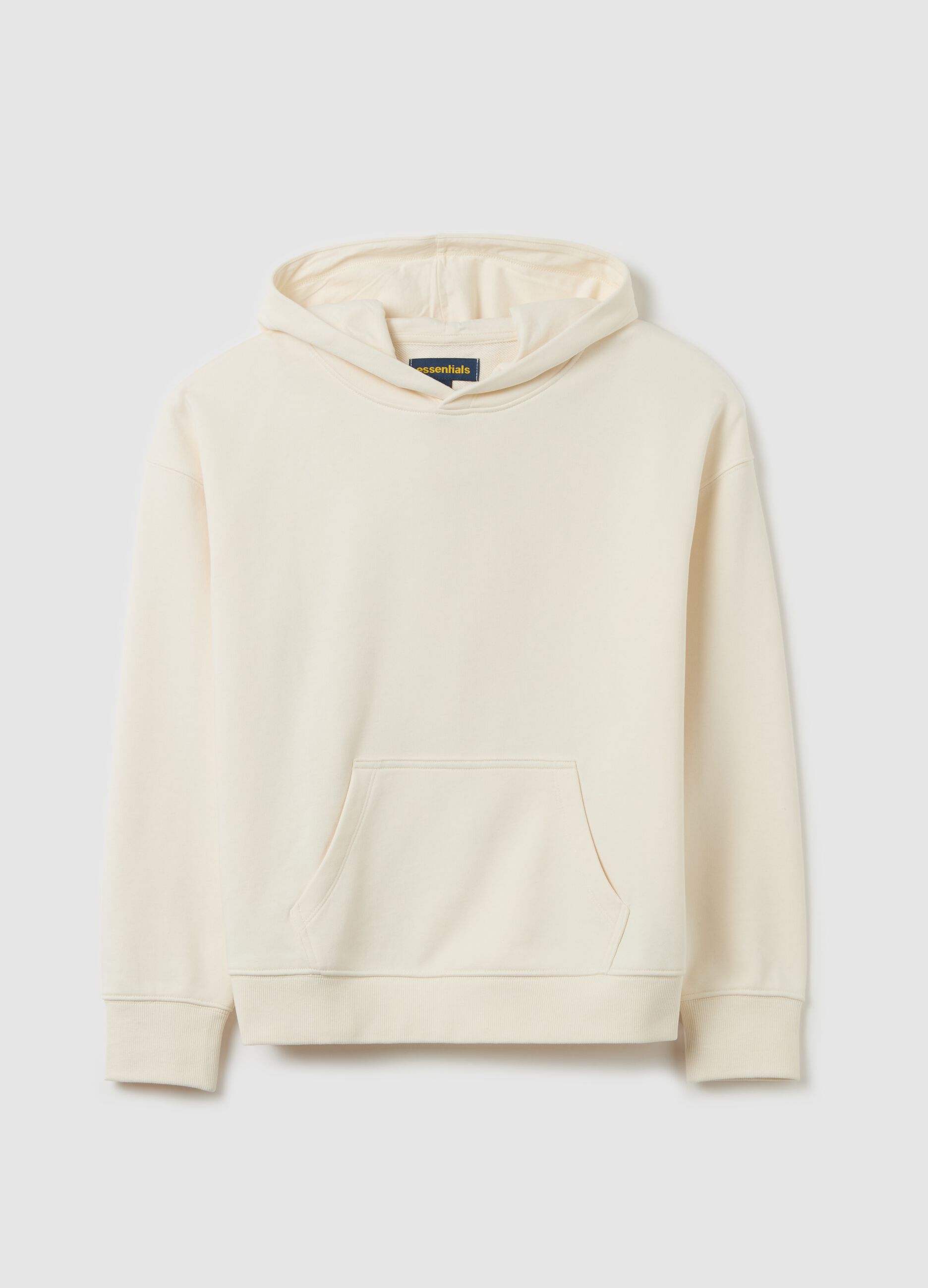 French terry sweatshirt with hood