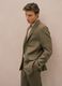 Regular Fit Brown Pure Linen Blazer_0