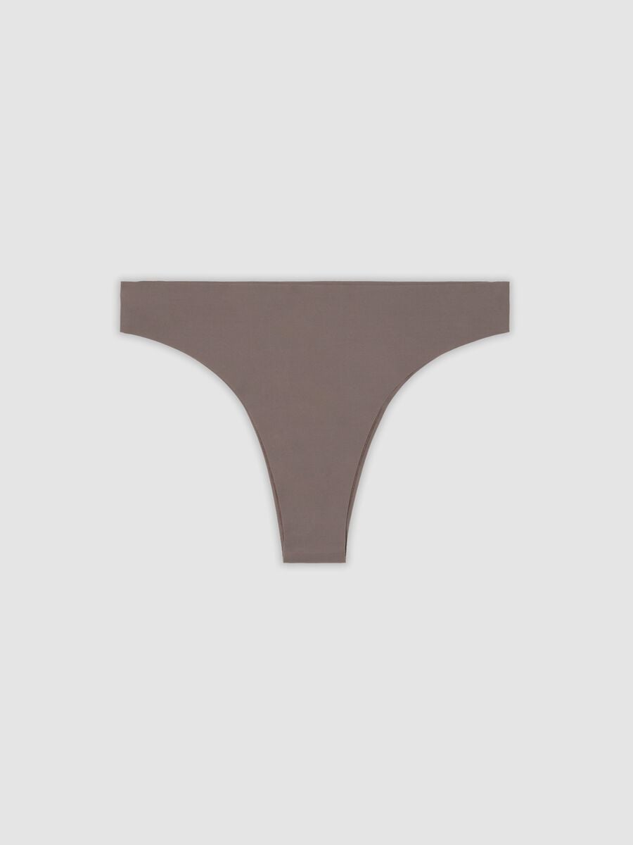 Slip brasiliana grigio in tessuto elasticizzato_0