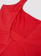 Red one-piece swimsuit in stretch fabric_5