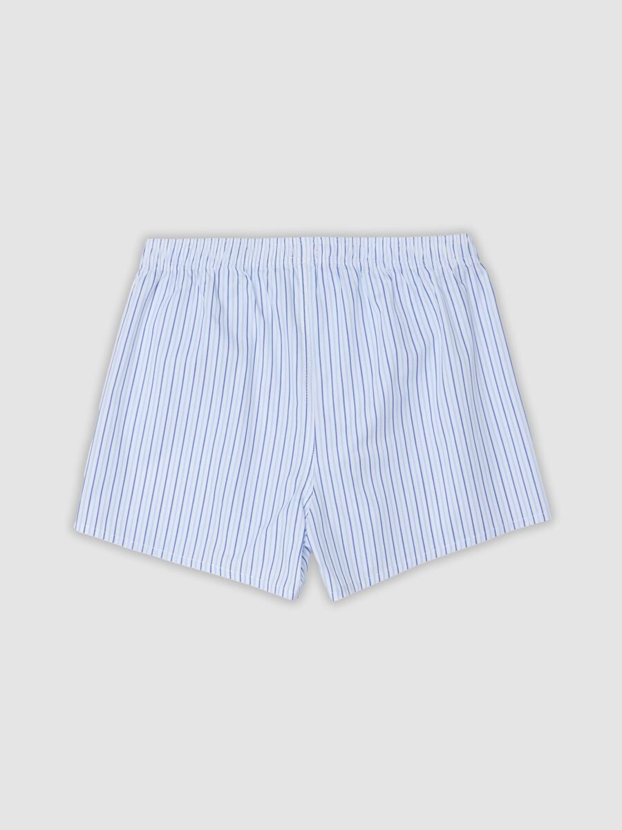 Pack de 2 boxers brancos e azul-claro em algod&atilde;o org&acirc;nico puro_2