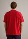 Rotes Relaxed-Fit T-Shirt aus reiner Baumwolle mit Stickerei_3