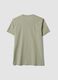 Grey regular-fit short-sleeve pure cotton T-shirt_5