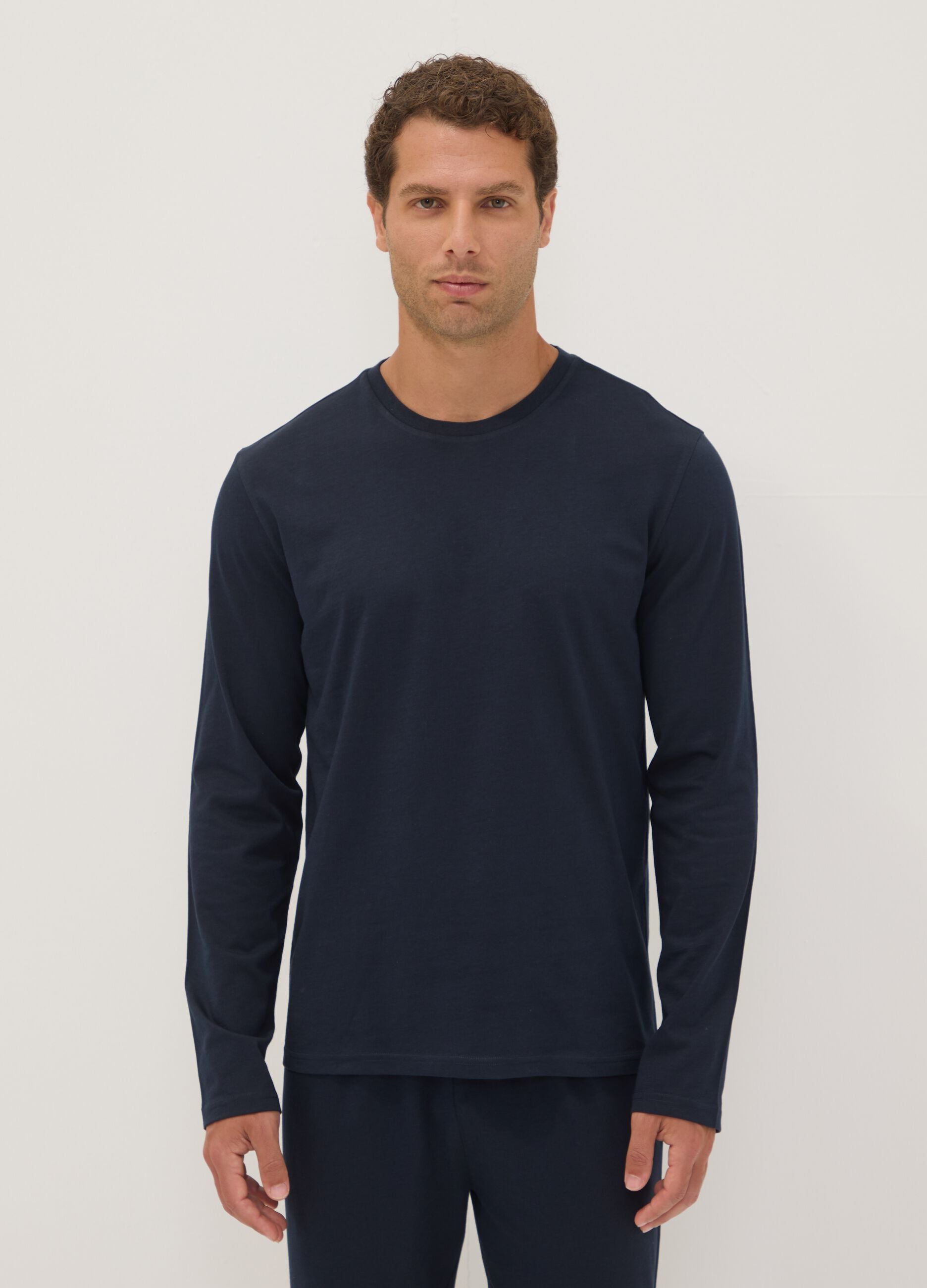 Blue organic cotton pyjamas