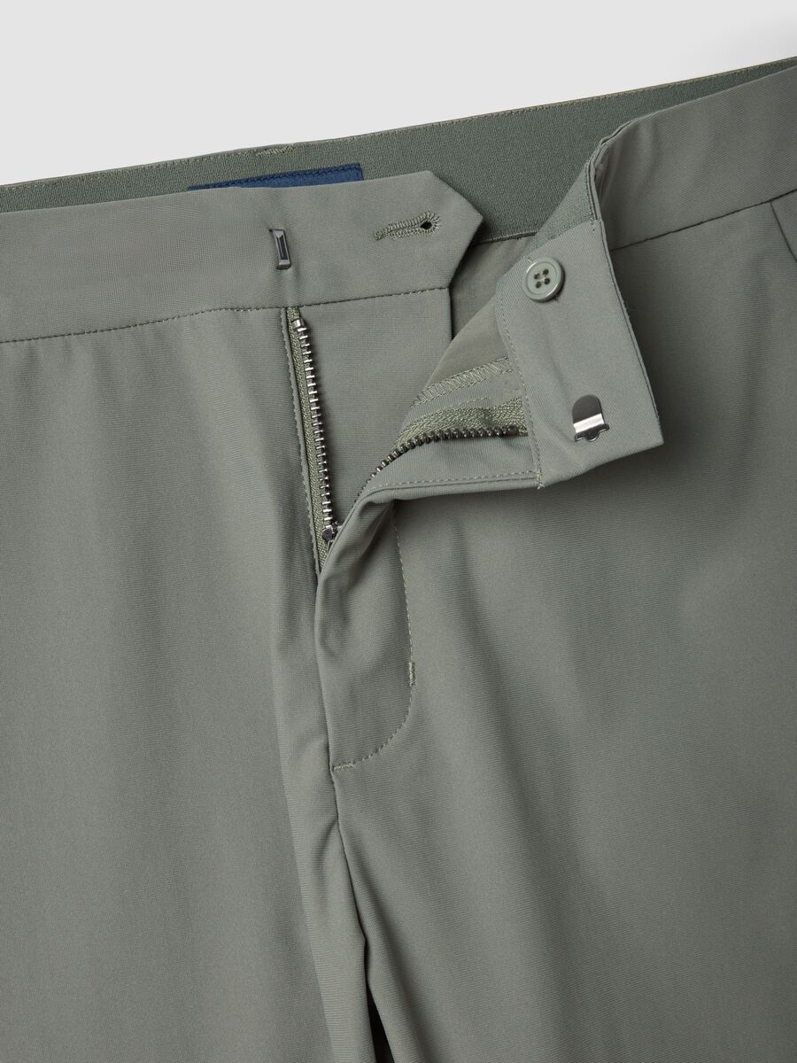 Green regular-fit chino trousers_5