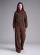Brown stretch modal crew-neck sweatshirt ALTAVIA STUDIO_3