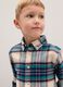 Multi-coloured check shirt for boys in pure cotton regular fit_2