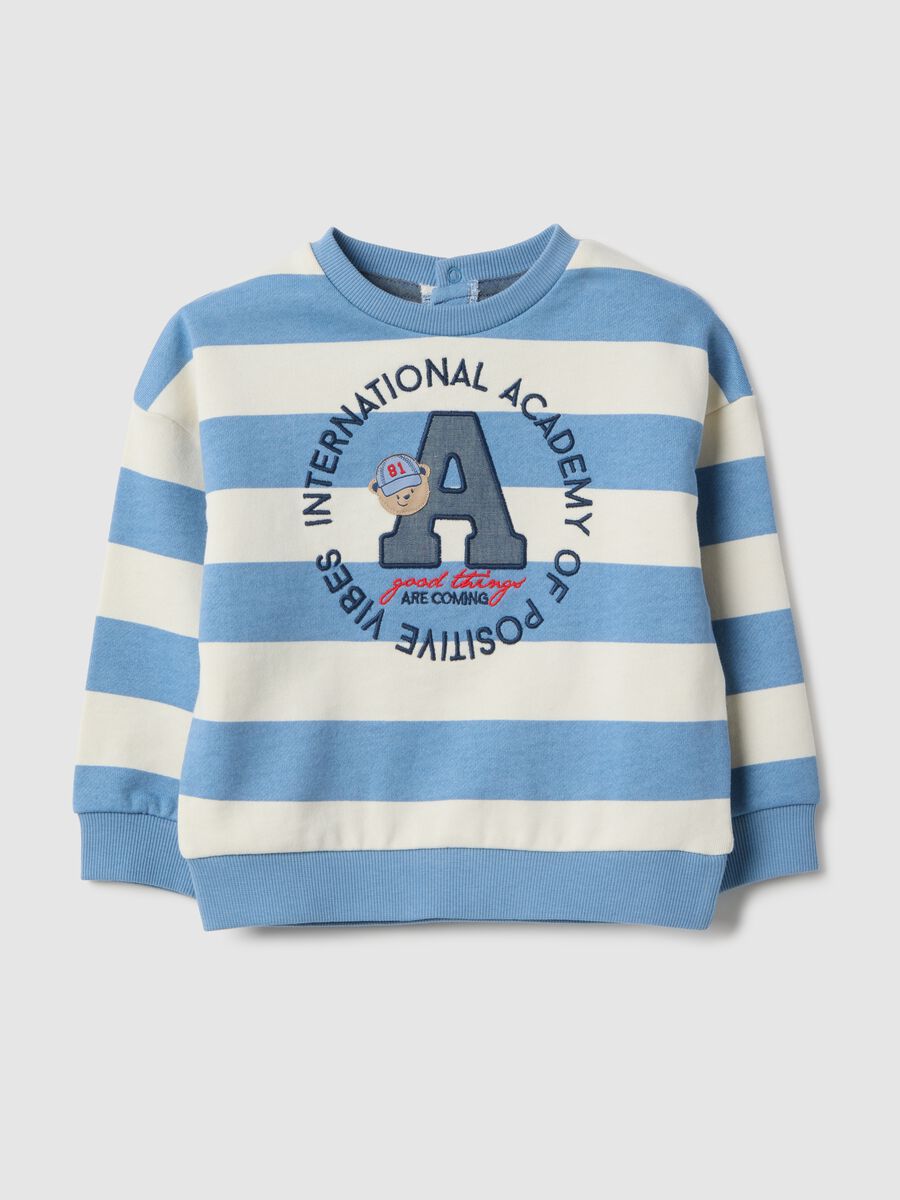 Multicolour pure cotton oversized sweatshirt for boys_0