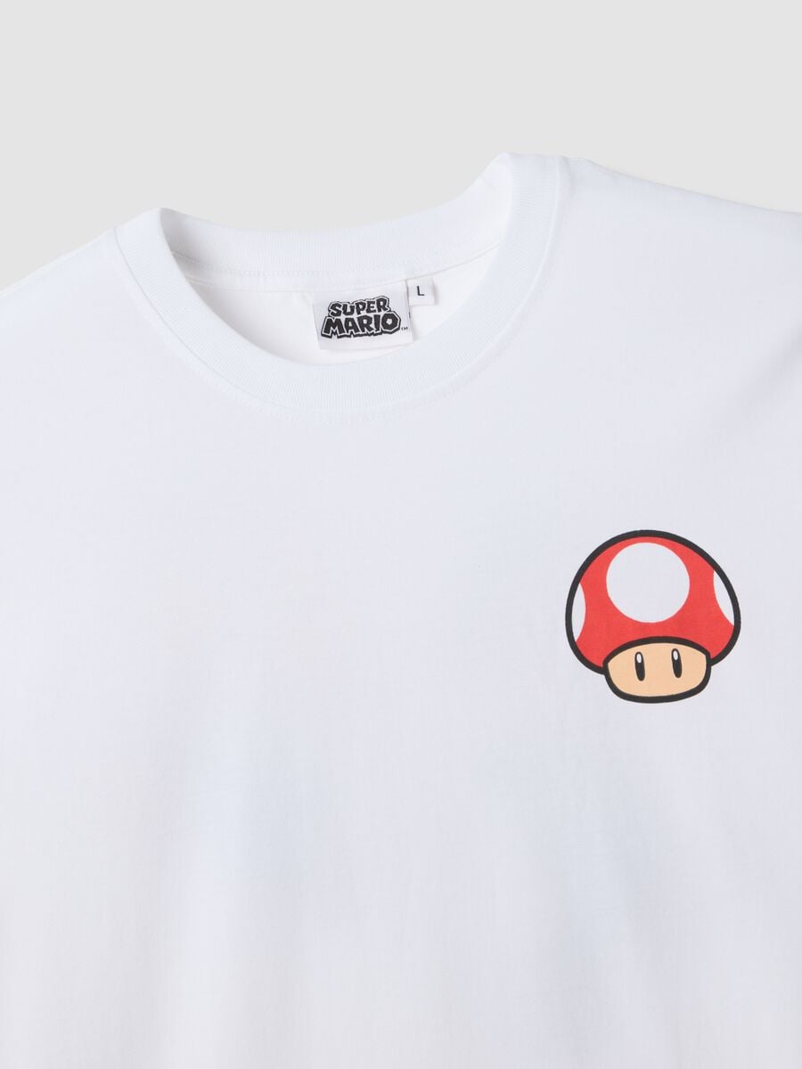 White pure cotton regular-fit short-sleeve T-shirt_5