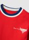 Red kids&rsquo; pure cotton T-shirt with Cars print, oversized fit_2