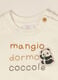 Conjunto branco em algod&atilde;o el&aacute;stico com cal&ccedil;as com p&eacute;s e estampado de panda_2