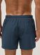 Blaue Badeshorts mit elastischem Bund und Kordelzug_2