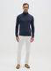 Blue Cotton Turtleneck Jumper_1