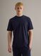 Blue relaxed fit crew neck t-shirt in stretch cotton_2