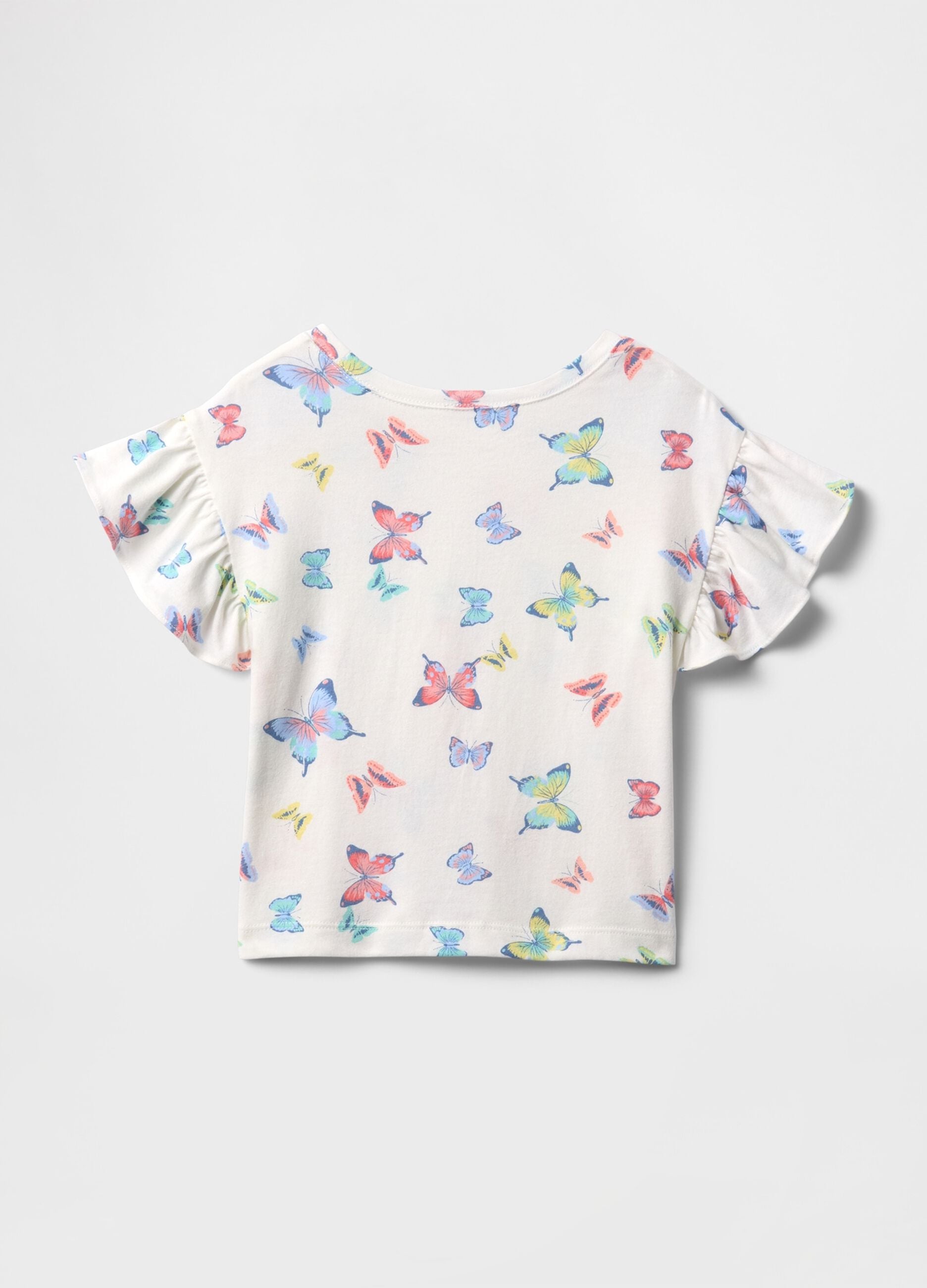 Girls' Butterfly Cotton T-shirt