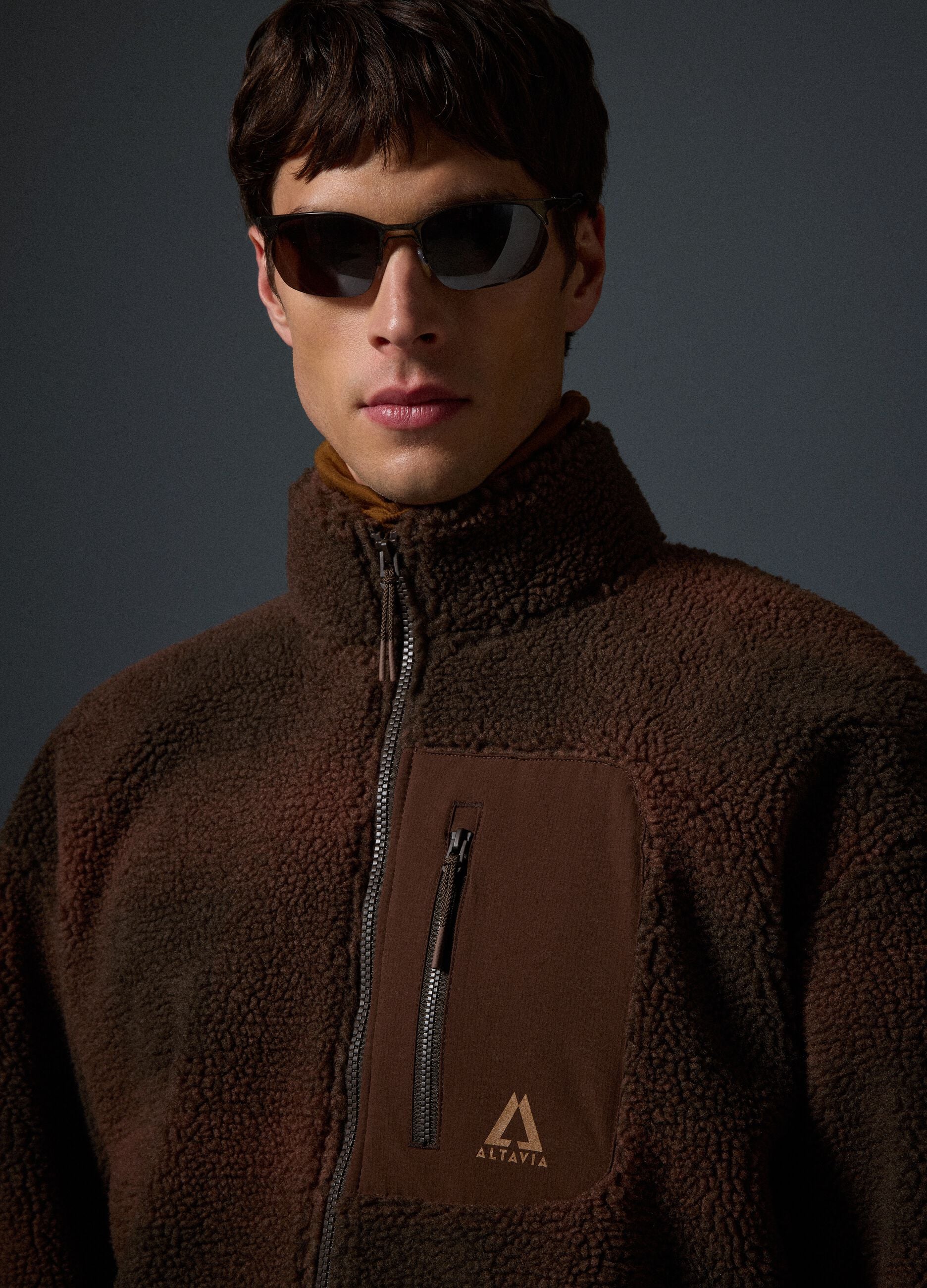 Giacca Sherpa Full Zip ALTAVIA WITH DEBORAH COMPAGNONI