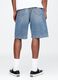 Denim Bermuda Shorts with Washed Effect_2