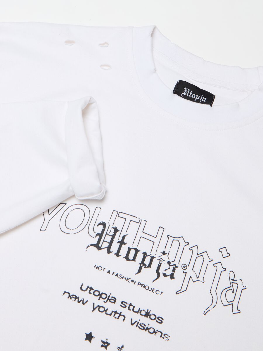 Graphic Long Sleeve T-Shirt White_8