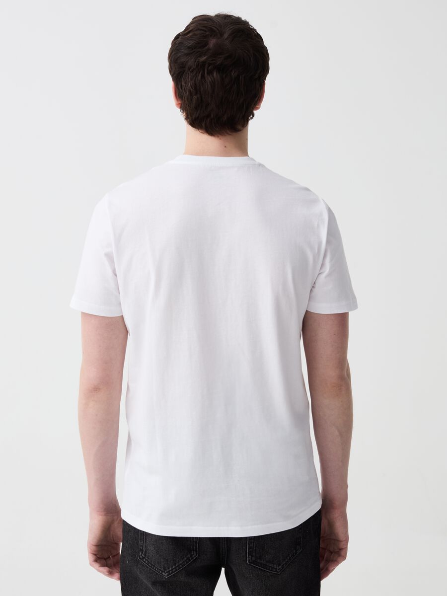 Cotton T-shirt with Milan print_2