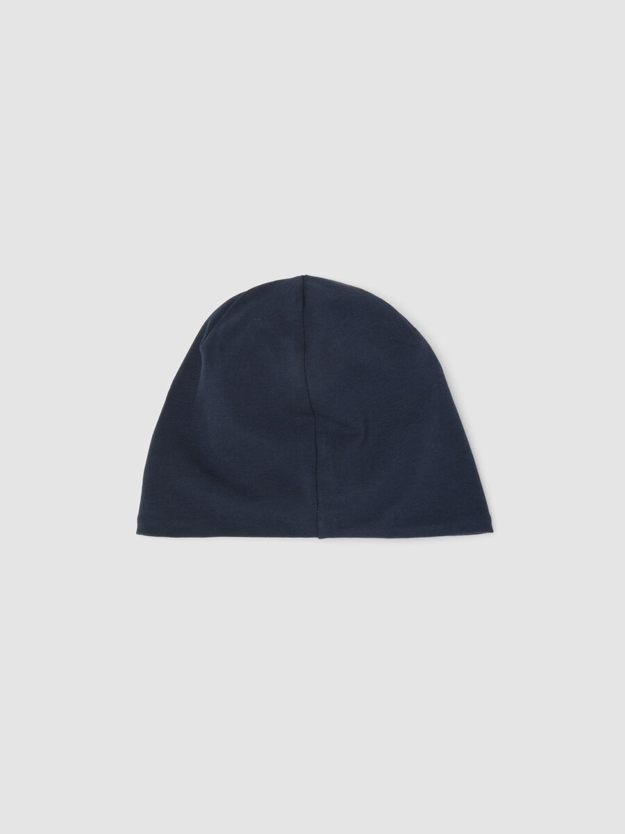 Gorro azul em algod&atilde;o el&aacute;stico com estampado Teen Titans Go para menino_1