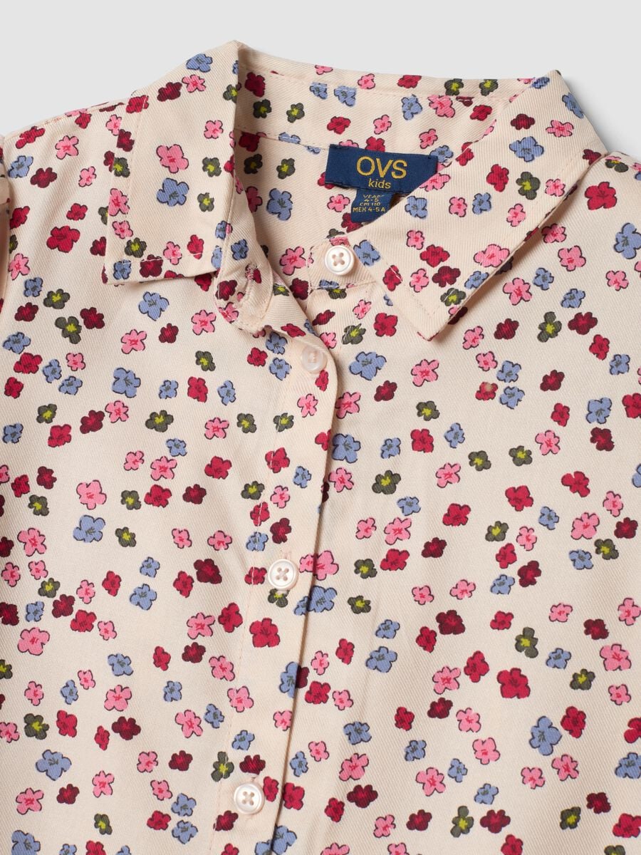 Multicolour pure viscose floral print shirt, regular fit_2