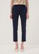 Blue slim-fit stretch viscose chino trousers_1