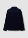 Blue pure cotton corduroy shacket in an oversized fit_6