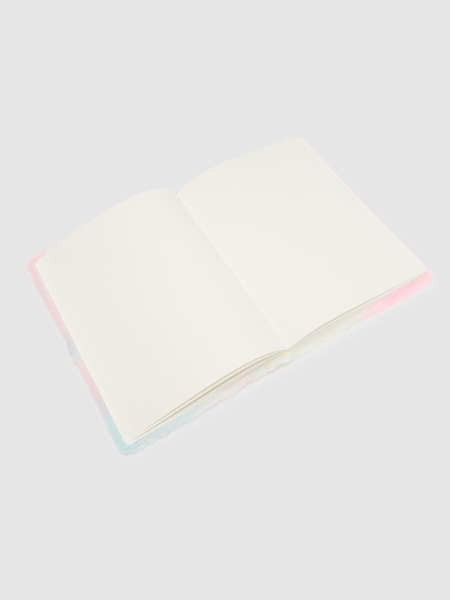 Multicolour diary for girls with plush cover_2