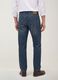 Jeans de ganga azul 100% algod&atilde;o, corte straight_2
