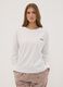 White pure cotton Peanuts print pyjama top_1