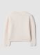 White long-sleeved crew-neck knit top_1