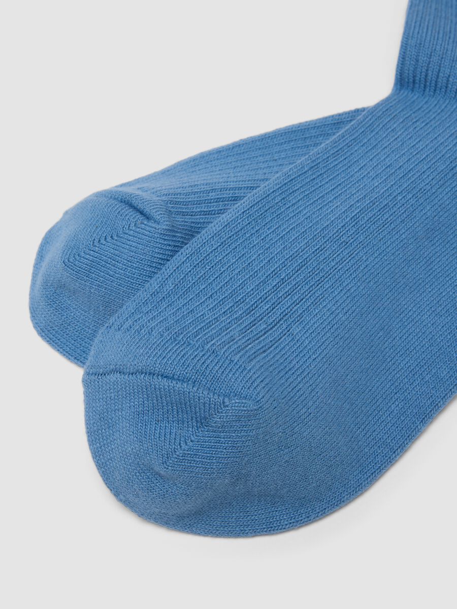 Hellblaue Socken aus Stretch-Baumwolle_2